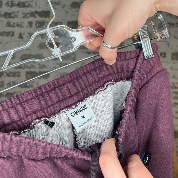 Gymshark | women maroon jogger sweat pants - Picture 3 of 11